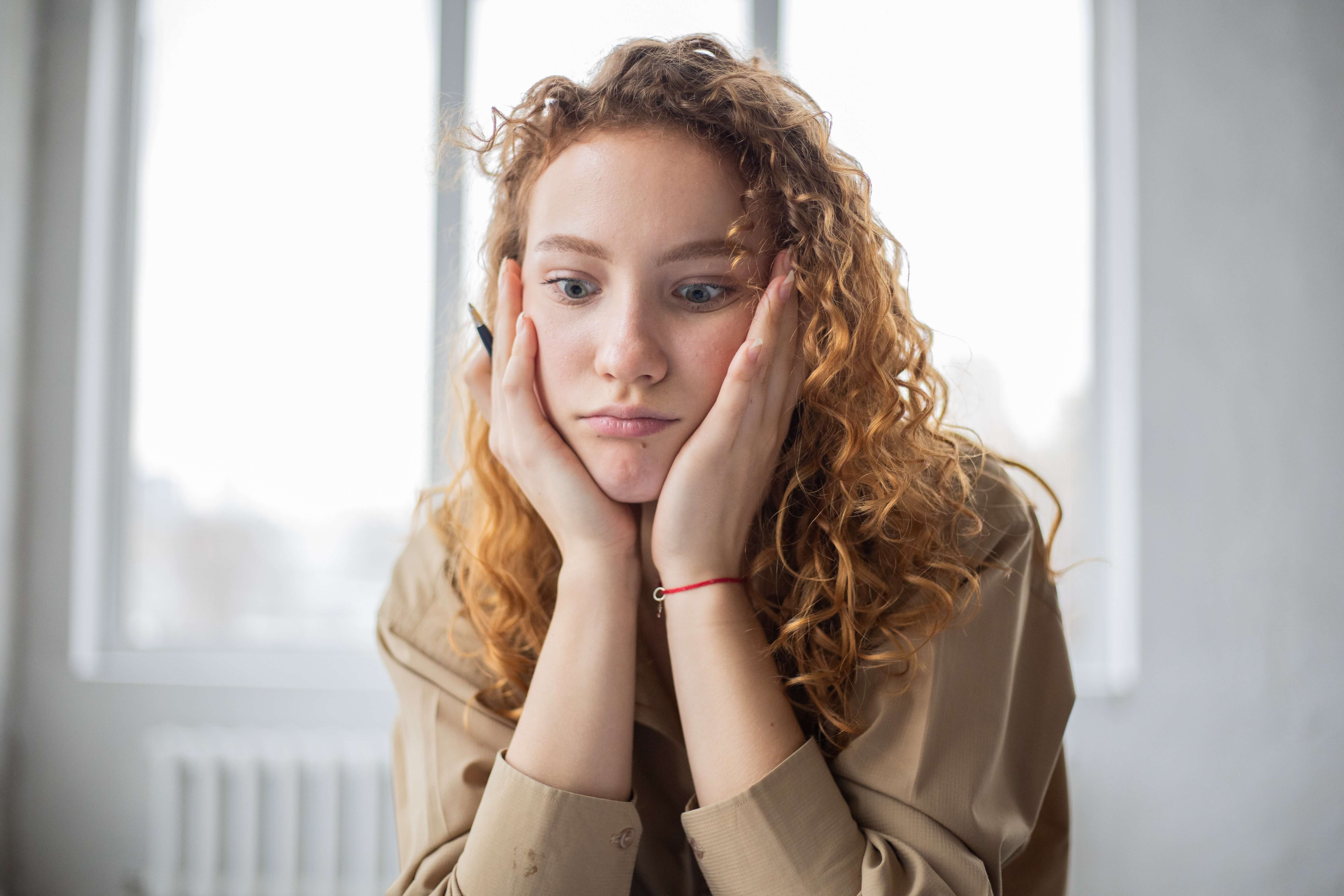 Puzzled woman